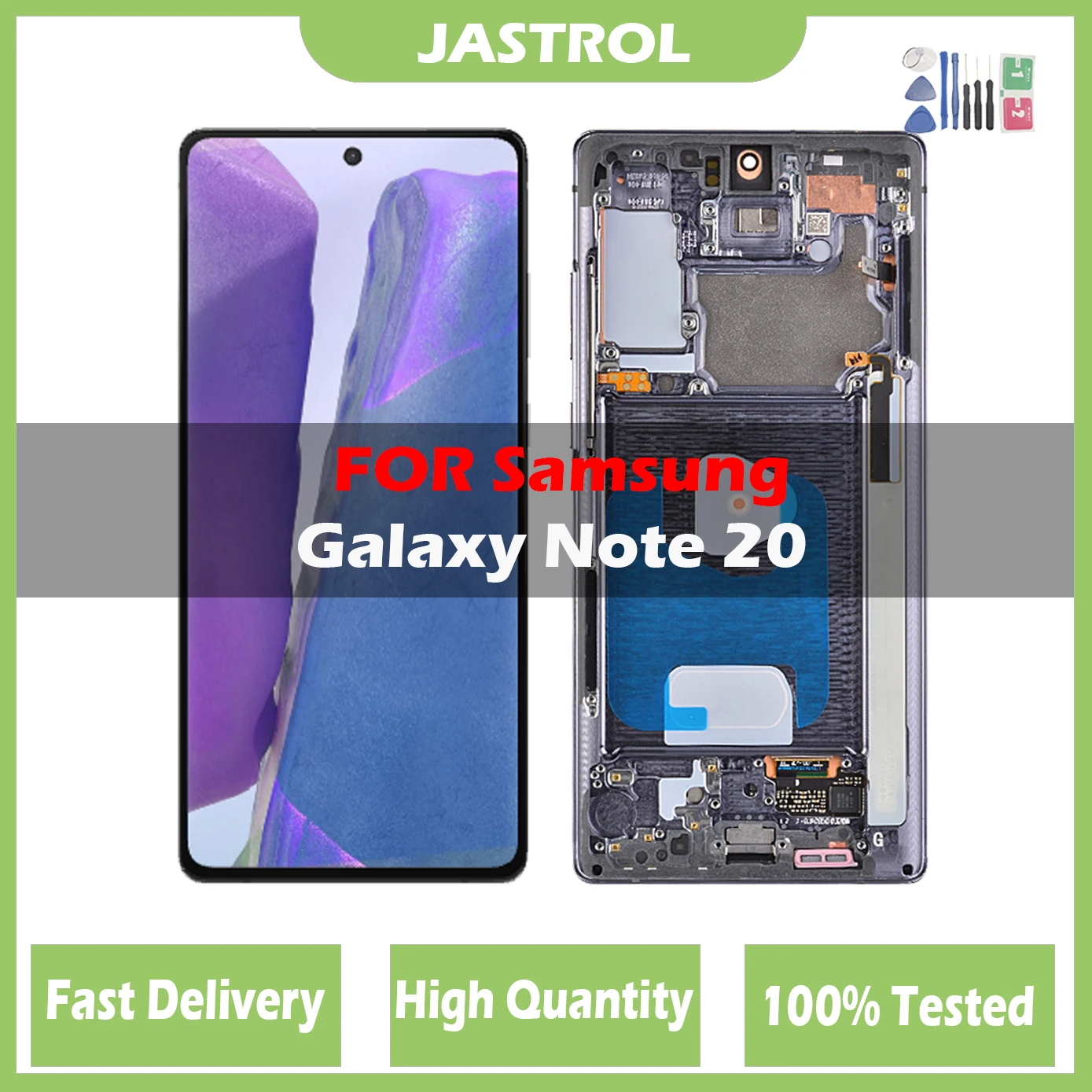 ЖК-дисплей OLED для Samsung Galaxy Note 20, ЖК-дисплей с сенсорным экраном и дигитайзером для Samsung Note20, N980, N980F, N980F/DS, N981, N981F, дисплей