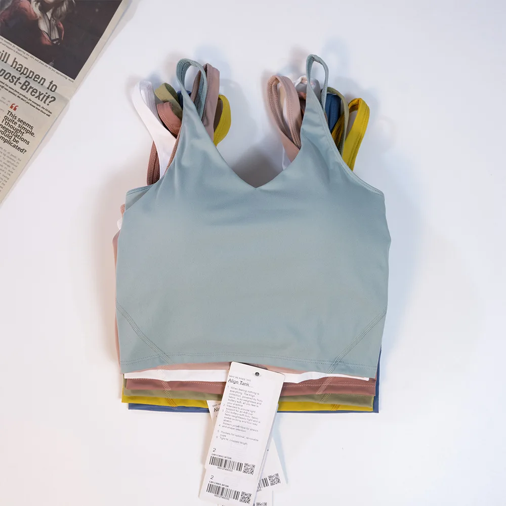 luluwomen U-Back Workout Gym Yoga Bras Women Racerback Tank Sexy Sports AlignCrop Tops Sport Bra