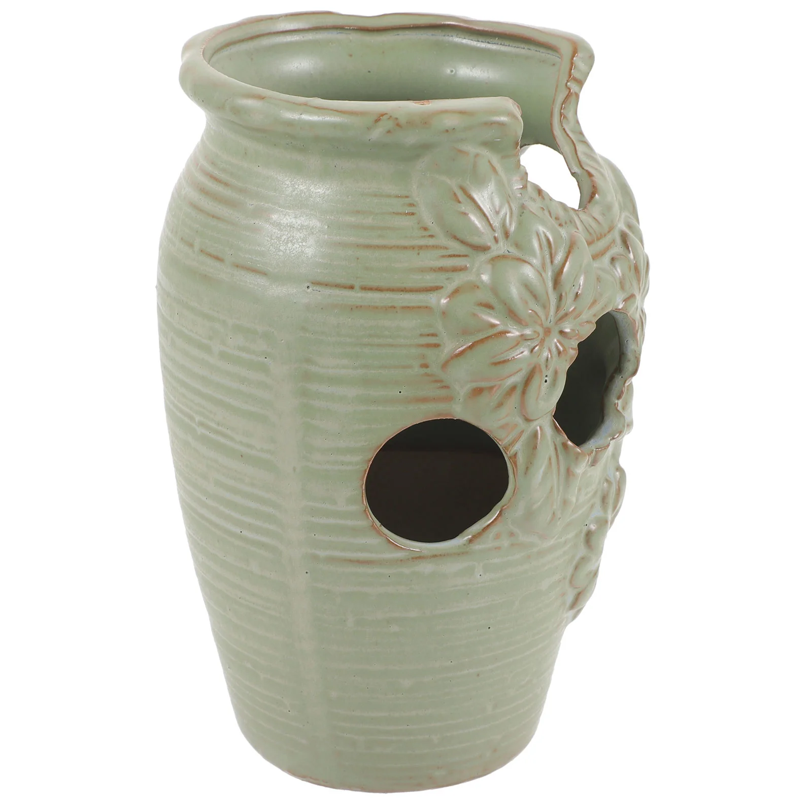 

Planter Pot Cactus Pottery Succulents Pots Ceramic Craft Flowerpot Opening Ceramics Small Flowerpots