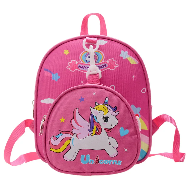 2-piece Children Anime Backpacks Cute Girl Boy Unicorn Backpack 3-6-year-old Kids School Shoulder Bags In Kindergarten Hot New