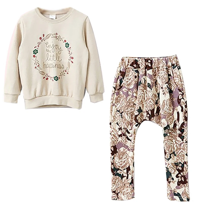 Специальное предложение детский комплект одежды весенний свитер для девочек