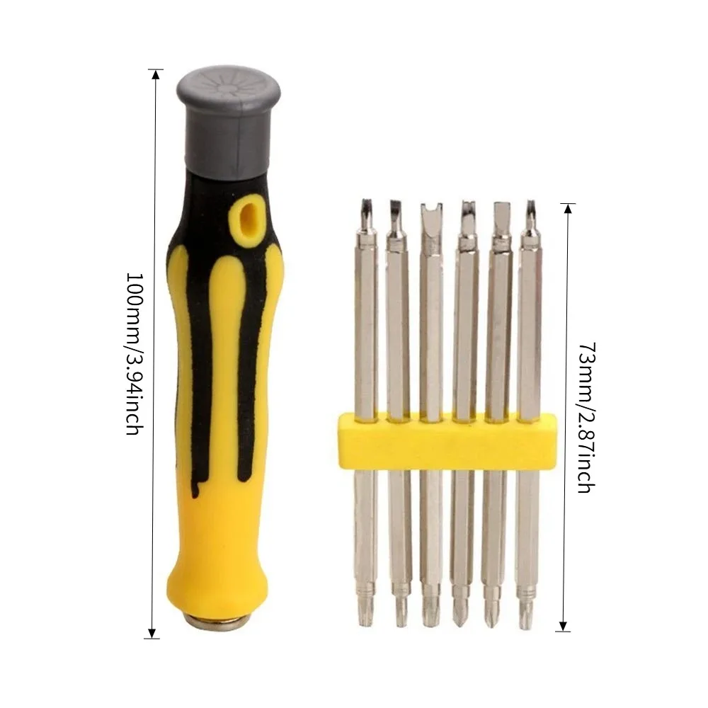 Krachtige 7 шт. набор отверток 12 в 1 прецизионные магнитные отвертки мини-инструмент для ремонта умного дома ПК телефона