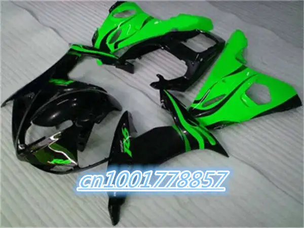 

new 100% green black fairing set fit for YZF R6 2003 2004 2005 fairings kit YZF R6 03 04 05 Free Customize