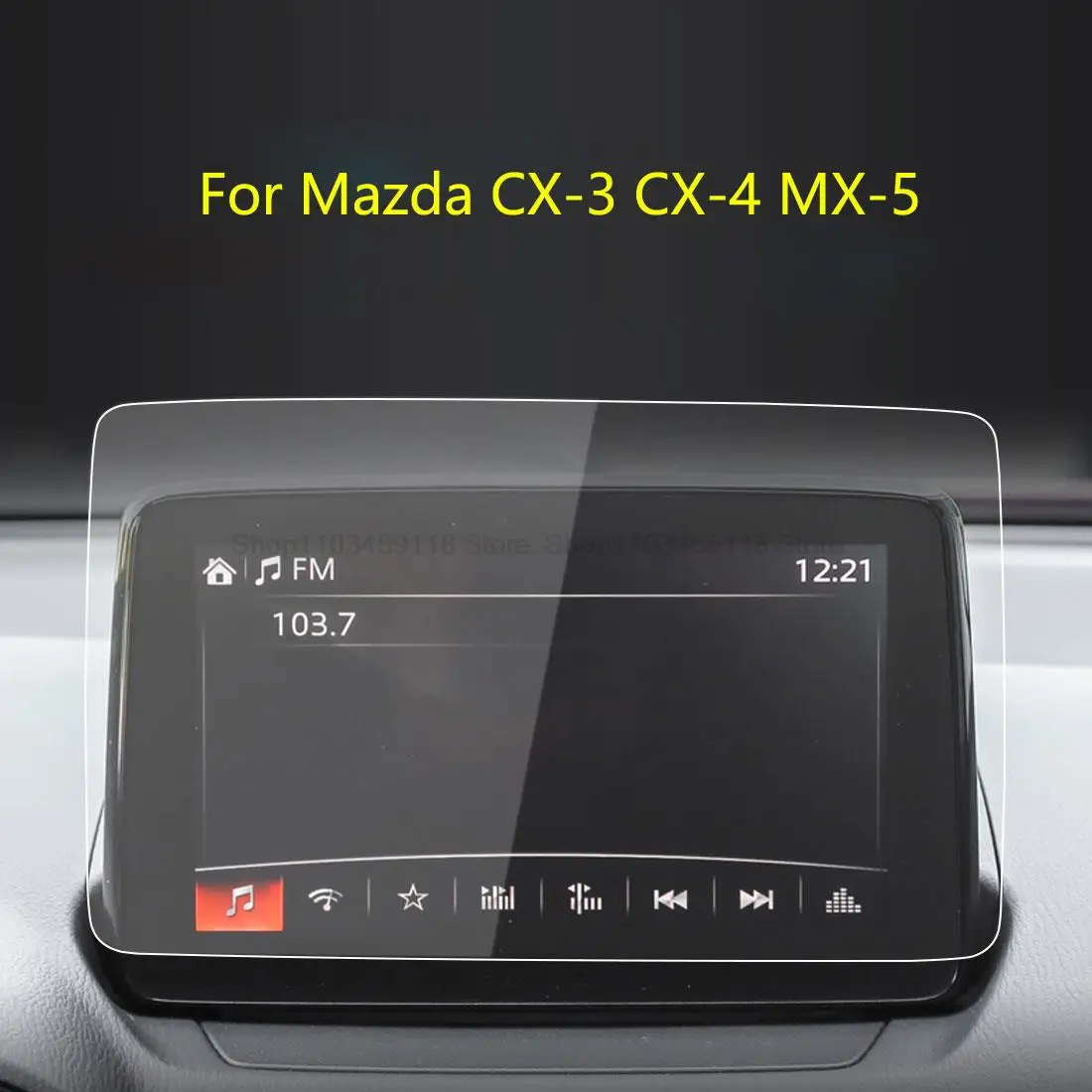 

Защитная пленка из закаленного стекла для Mazda CX-3 CX-4 MX-5 2015 2016 2017 2018 2019, GPS-навигация, внутренняя защита от царапин