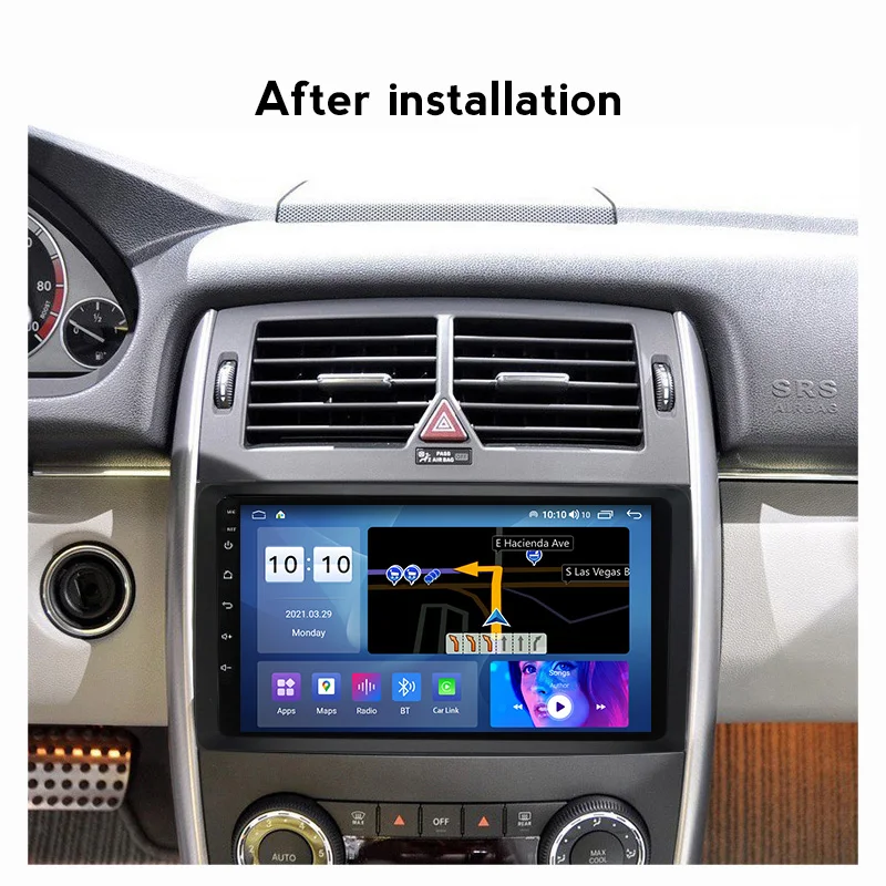 Автомагнитола на Android 12 для Mercedes Benz B200 мультимедийный плеер класса A B W169 W245 Viano Vito