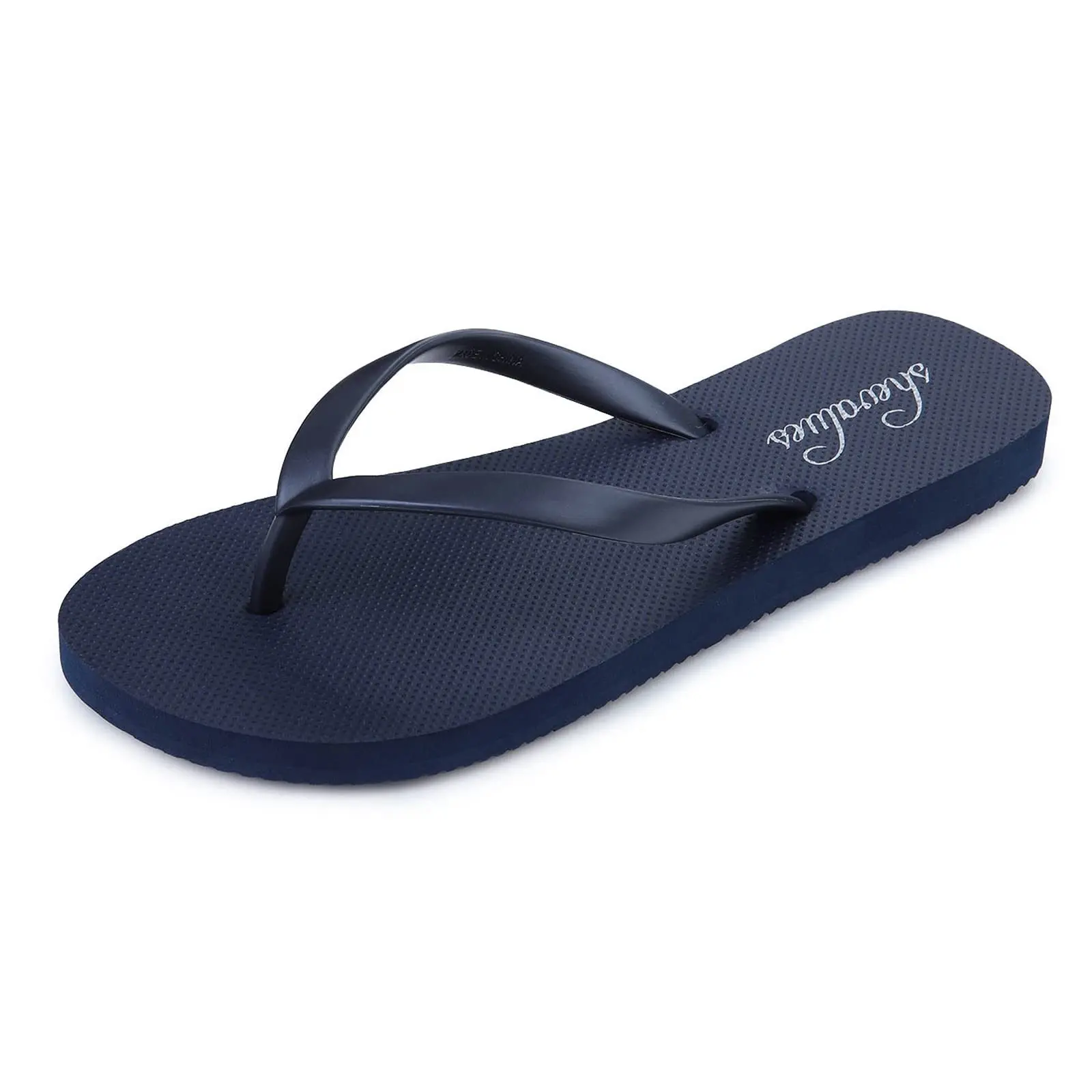 CRACOMIN Slim Flip Flops For Women Slip On Flat Bottom 