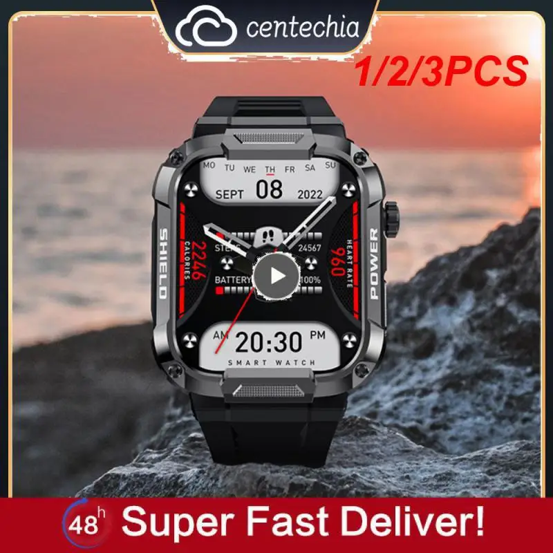 

1/2/3PCS New call Smart Watch Men IP68 5ATM Waterproof Outdoor Sports Fitness Tracker Health Monitor Smartwatch for