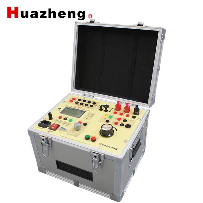 Фото Новый универсальный тестер реле с микропроцессорным управлением Huazheng HZJB-D, комплект для тестирования вторичных инжекторных реле №1