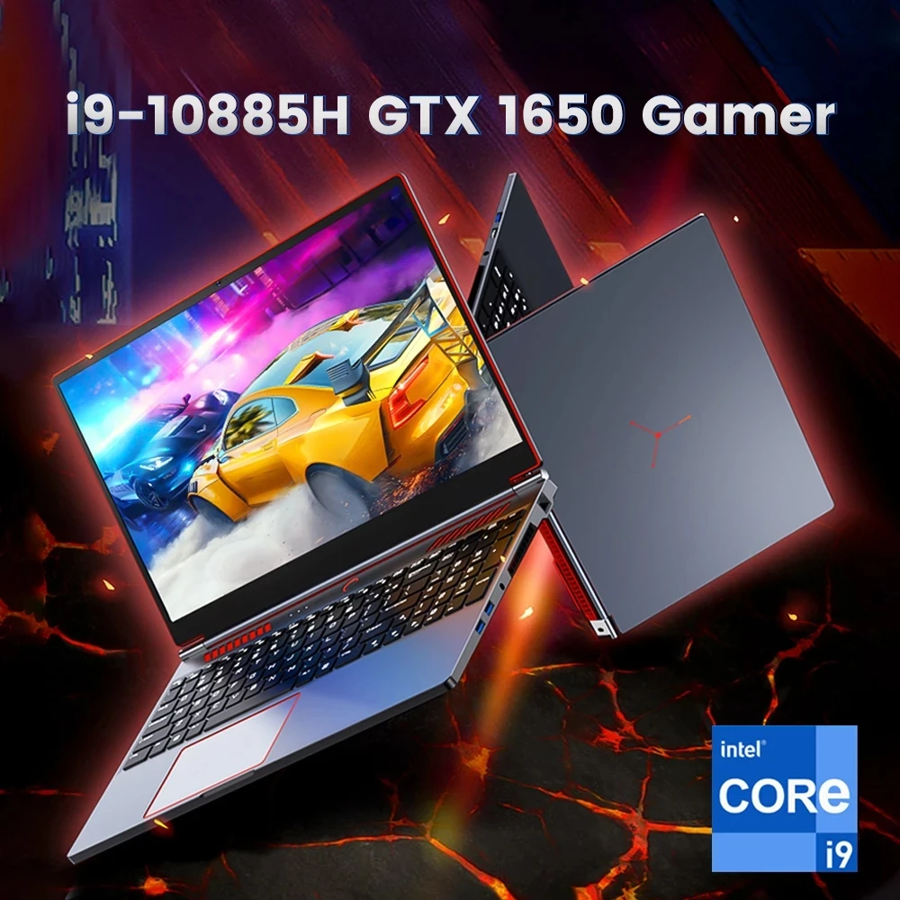 15 6-дюймовый игровой ноутбук Intel i9 16 1 H i7 Nvidia GTX 10885 4G IPS 1650x1920 1080 Гц ультрабук Windows 11