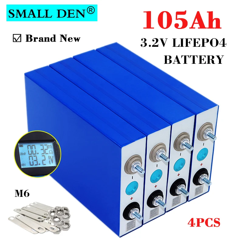 

4 шт., аккумуляторные батареи 3,2 в, Ач, 12 В, 24 В