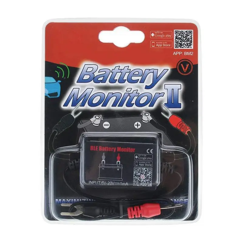 

Auto Battery Monitor Blue-tooth 4.0 RV Battery Monitor Automotive Battery Voltage Charging Cranking System Test With Alarm For