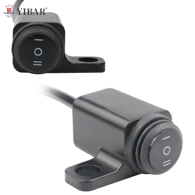 

Водонепроницаемый переключатель для мотоцикла, 12 В, с креплением на зеркало