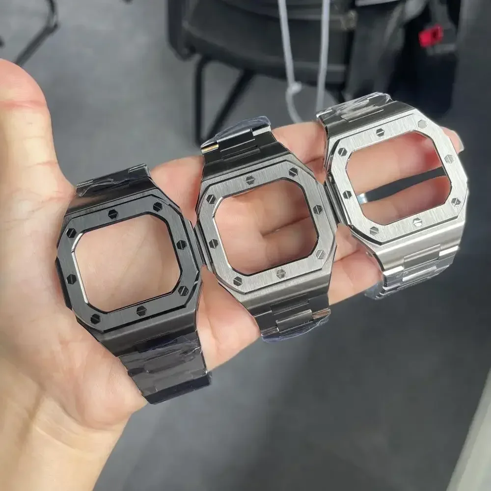 Фото Casioak Dw5600/5610 Металлический Браслет Из Нержавеющей Стали Корпус Для Часов Модифицированный Мод В Комплекте Аксессуар Дл... №5