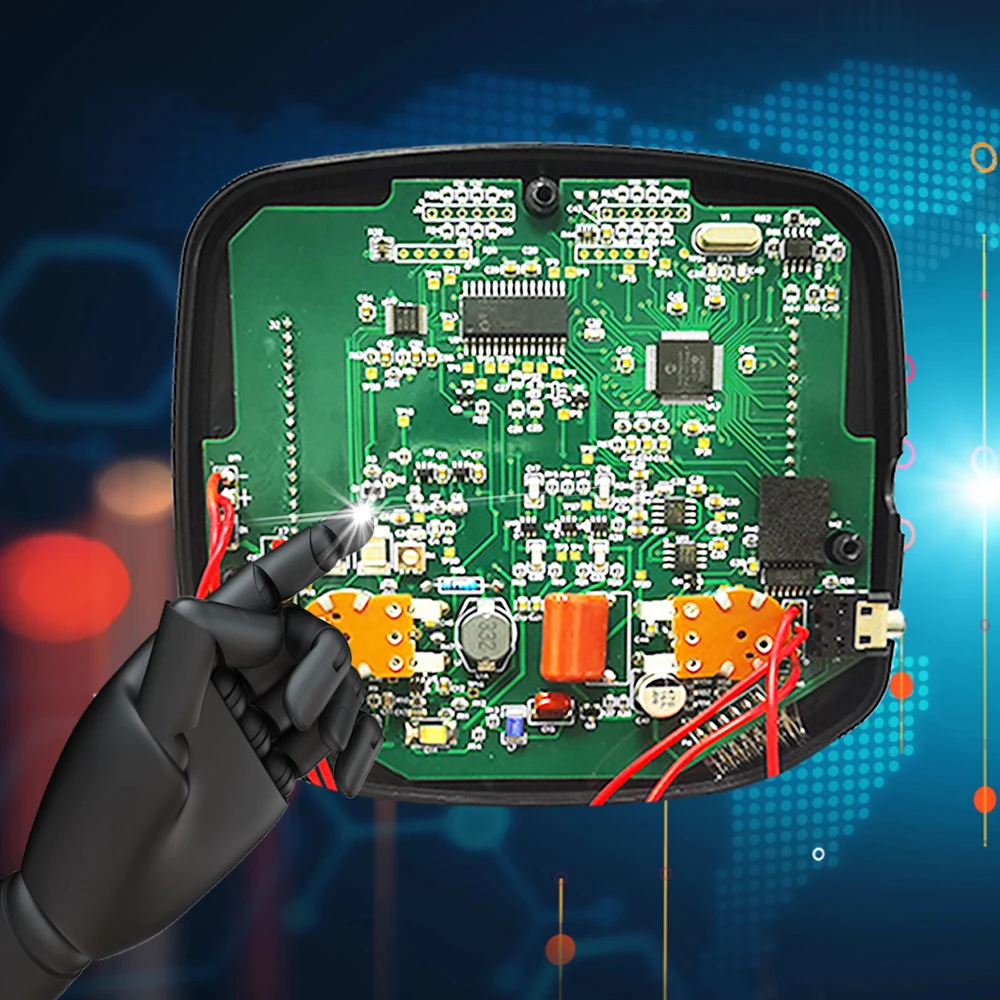 Водонепроницаемый Профессиональный металлоискатель для взрослых золотистый с