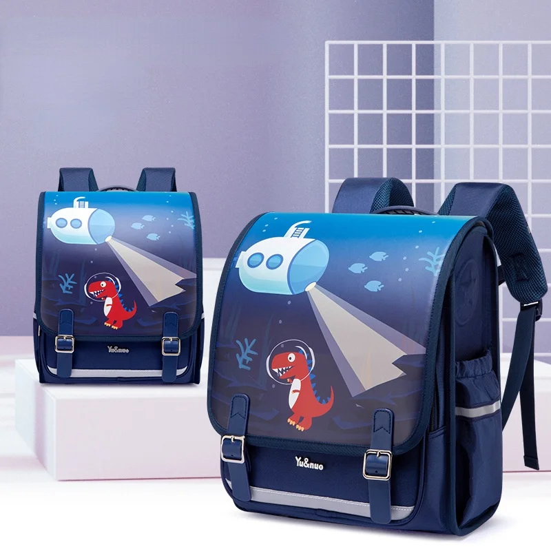 Girls Mermaid Boys Dinosaur Cute Horizontal Cartoon Backpacks New Children Students British Style Unicorn Fashion Schoolbags Hot