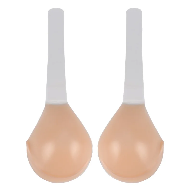 Big breast spoon big size silicone bra breast pull stick beauty back invisible underwear breast patch