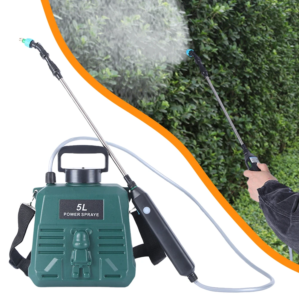 Электрический распылитель сорняков 5л с телескопическим стержнем ручной