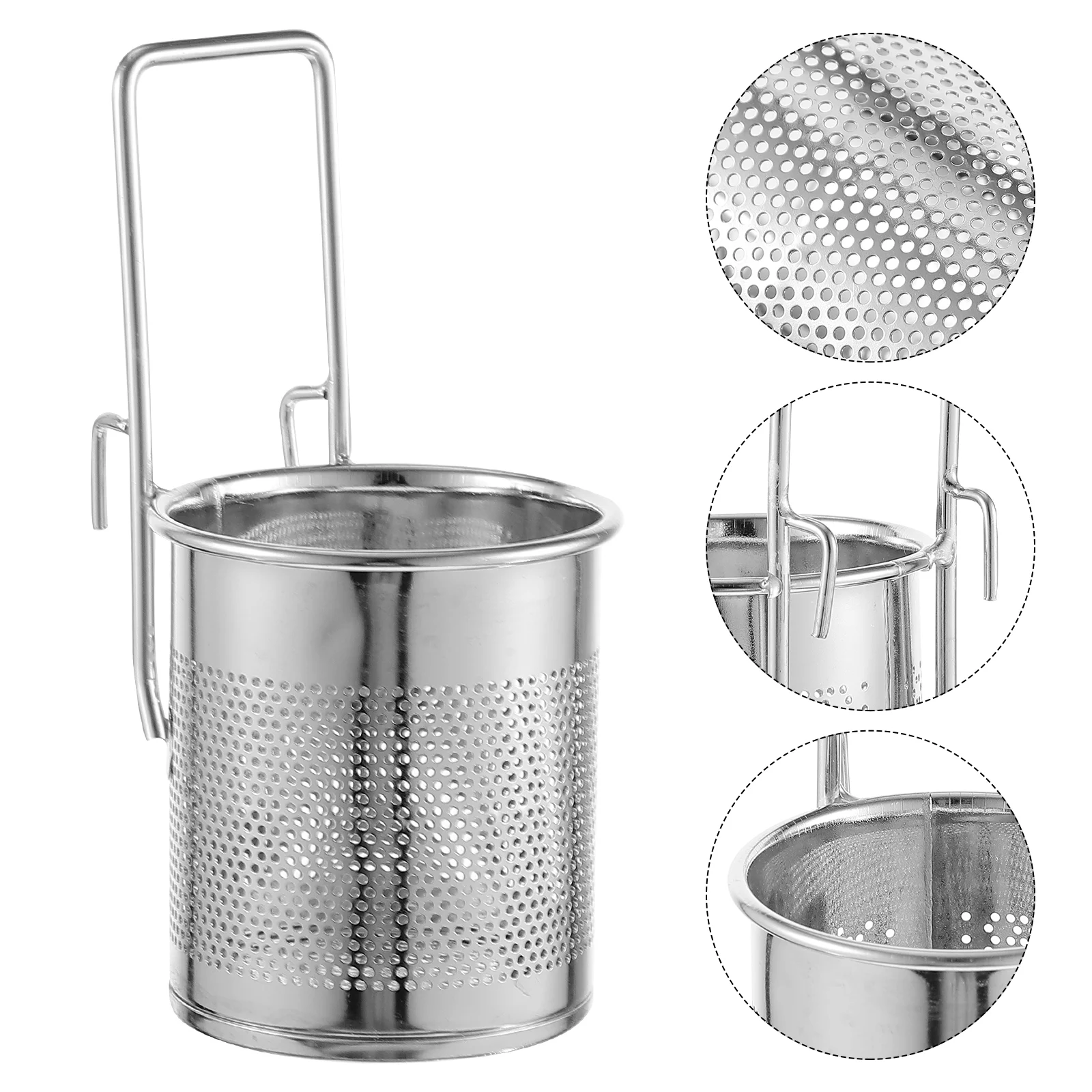 

Spoon Stainless Steel Hot Pot Strain Basket Filtering Baskets Useful Hanging Practical Spaghetti Pasta