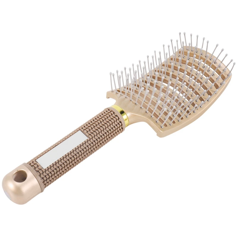 

Щетка для волос, щетка для распутывания волос, быстросохнущая прямая щетка для волос, Парикмахерская щетка для объема, изогнутый антистатич...