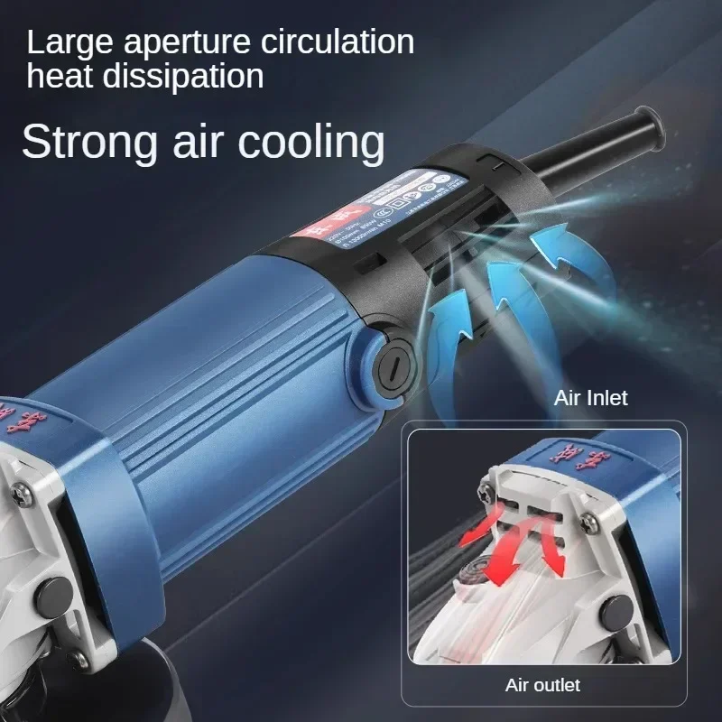 Мощная электрическая угловая шлифовальная машина 220 В от Dongcheng — идеально