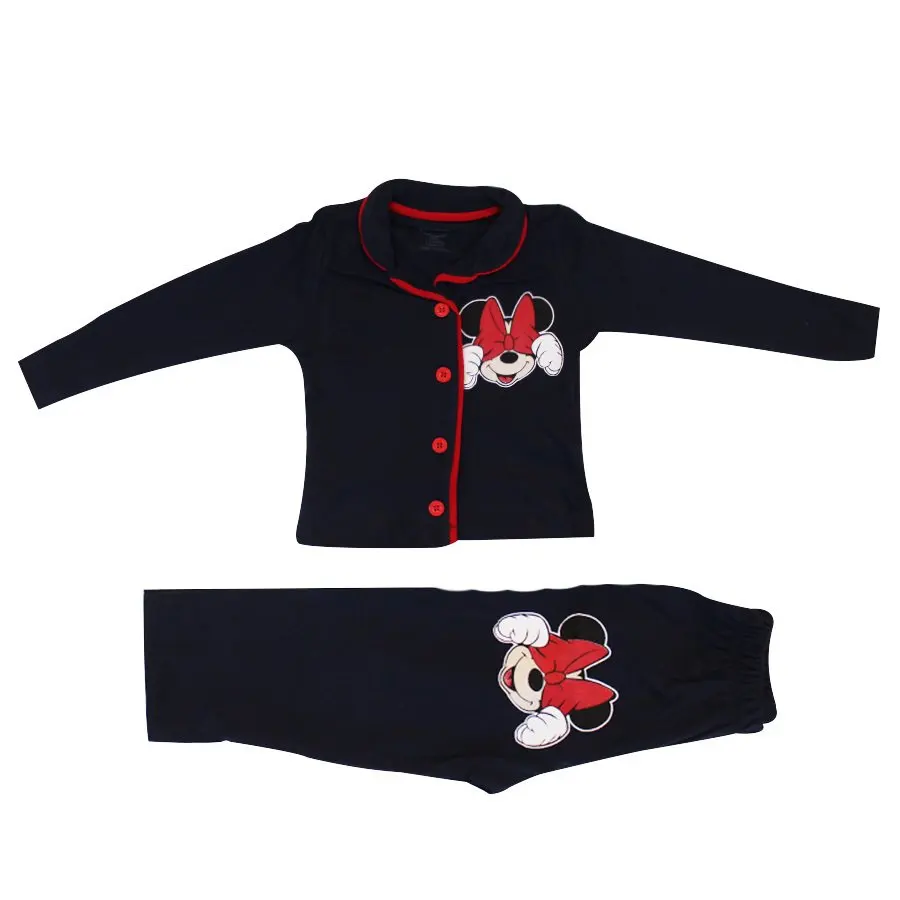 

Animal Print Bottom Top Navy Blue Pajamas set