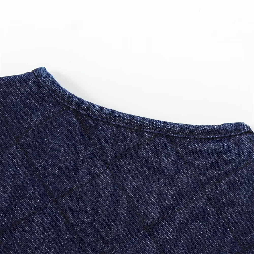 Осень/зима 2023 новый продукт женская повседневная джинсовая юбка без рукавов в