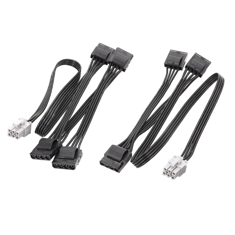 Линейный 6-контактный модульный источник питания видеокарты для Molex 4-контактный