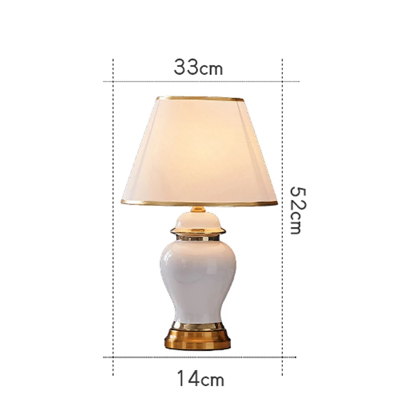 Современная керамическая прикроватная Настольная лампа для гостиной спальни