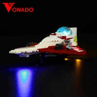 vonado led light kit for 75333 obi wan kenobi%e2%80%99s jedi starfighter building blocks set not include the model bricks diy toys