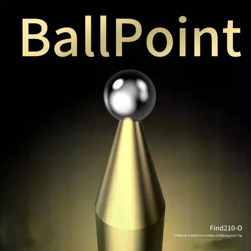 Фото Набор паяльных наконечников 2UUL FIND C210 O BallPoint с золотым покрытием 018 020 002 для ремонта электроники, телефонов, BGA, CPU №4