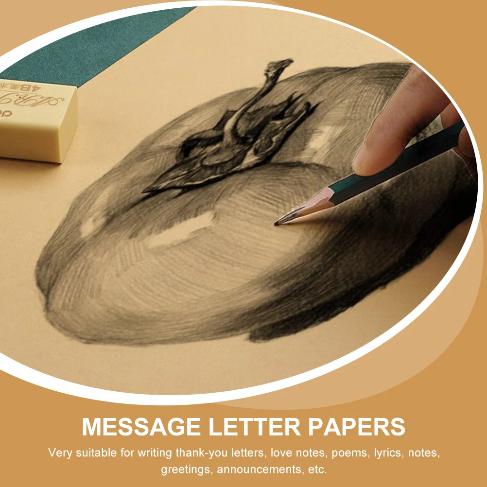 100 листов крафт-бумаги формата А5 бумага для писем инструменты письма