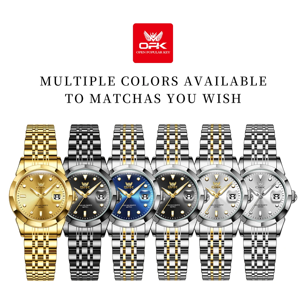 Часы наручные OPK женские кварцевые элегантные модные водонепроницаемые