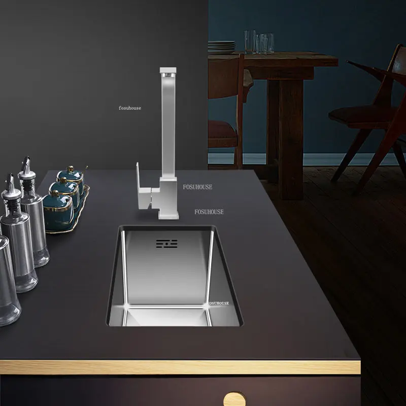 Маленькие кухонные мойки из нержавеющей стали одна раковина барная стойка
