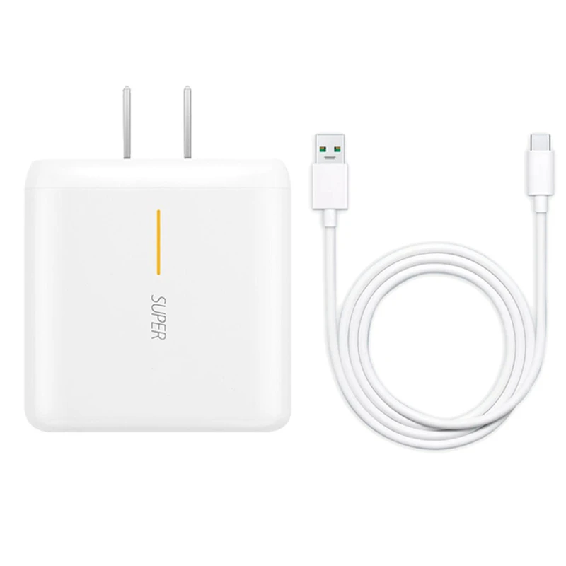 Фото 65 Вт Supervooc 2,0 быстрое зарядное устройство 1 м Type-C кабель для OPPO Realme GT2 Pro GT2 Neo Realme GT 5G GT Neo GT Explorer Master Superdart №3