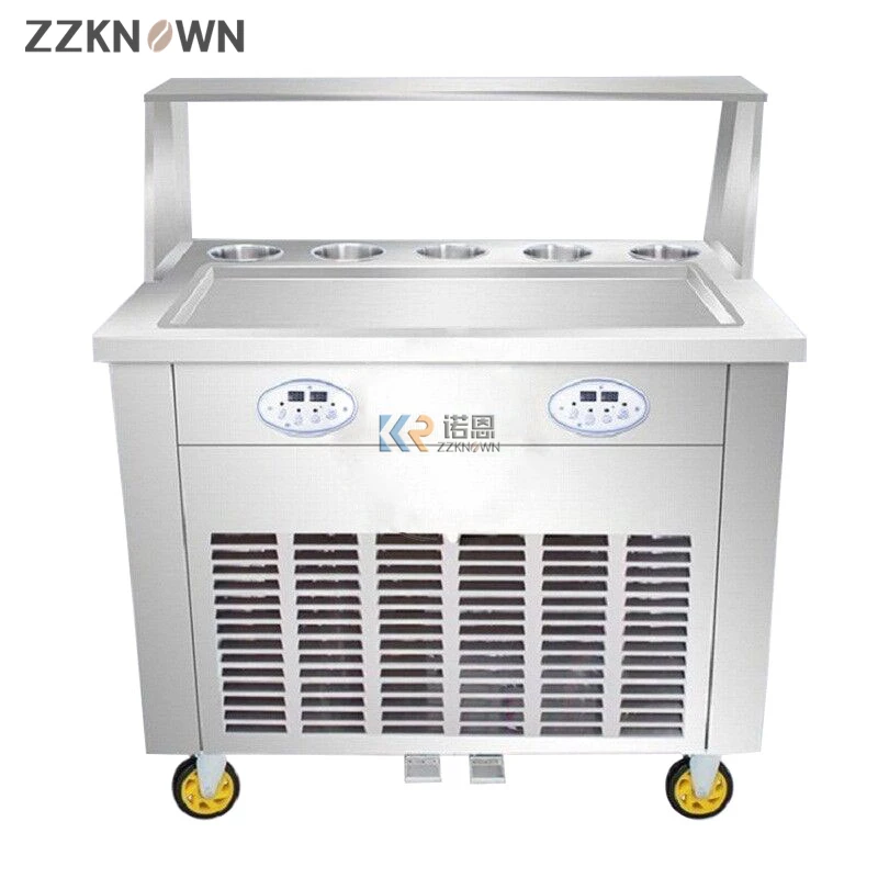 

Quick Frozen Commercial Deep Fried Ice Cream Machine Stainless Steel Thick Cut Single Layer Large Capacity