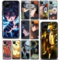 naruto phone case for oppo a5s a9 a15 a31 a63 a54 a52 find x2 reno 4 5 6 pro 5g silicone back cover uchiha sasuke kakashi anime