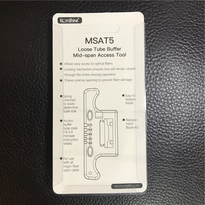 5-10PCS MSAT5 MSAT-5 Loose Tube Buffer Mid-Span Access Tool Stripping 1.9mm-3.0mm For Optical Fibers Replaceable Blade Kit