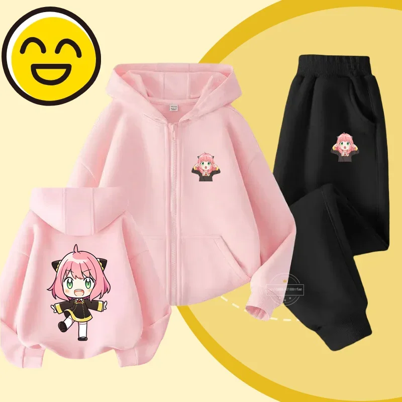 Мужские и женские толстовки с принтом героев мультфильма Ania