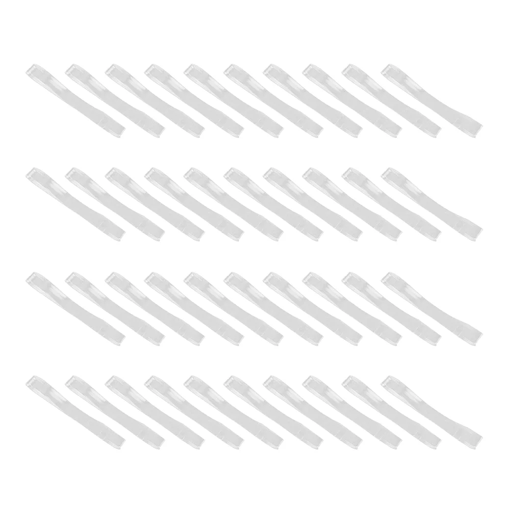 20 Pairs Clear High Heels Shoe Straps Replacement Elastic Shoelaces Knee Foot Buckle Anti Drop