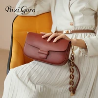 Lady Casual Split Leather Luxury Shoulder Bag For Women Handbags 2022 Brand Designer Chains Teenage Girl Commute Tote Purse