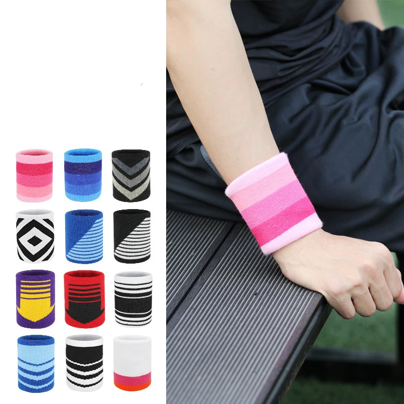 

Wristbands Bodybuilding Fitness Women Wristbands Basketball Ball Running Men Wristbands Breathable Badminton Female Hand Wrist
