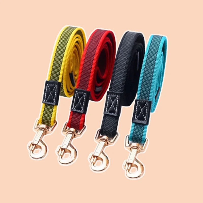 

LONMOE Anti-Slip Rubber Nylon Dog Leash Walking Dog Rope Training Pet Leash