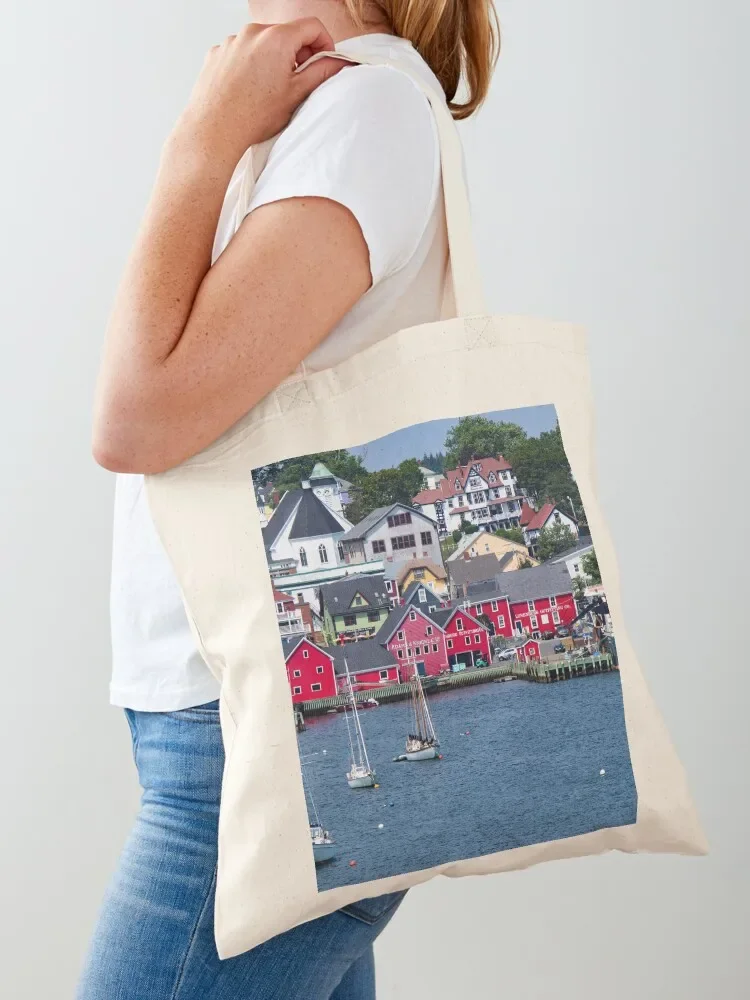Lunenburg Nova Scotia Tote Bag Женская сумка Холщовая через плечо Женские пляжные сумки