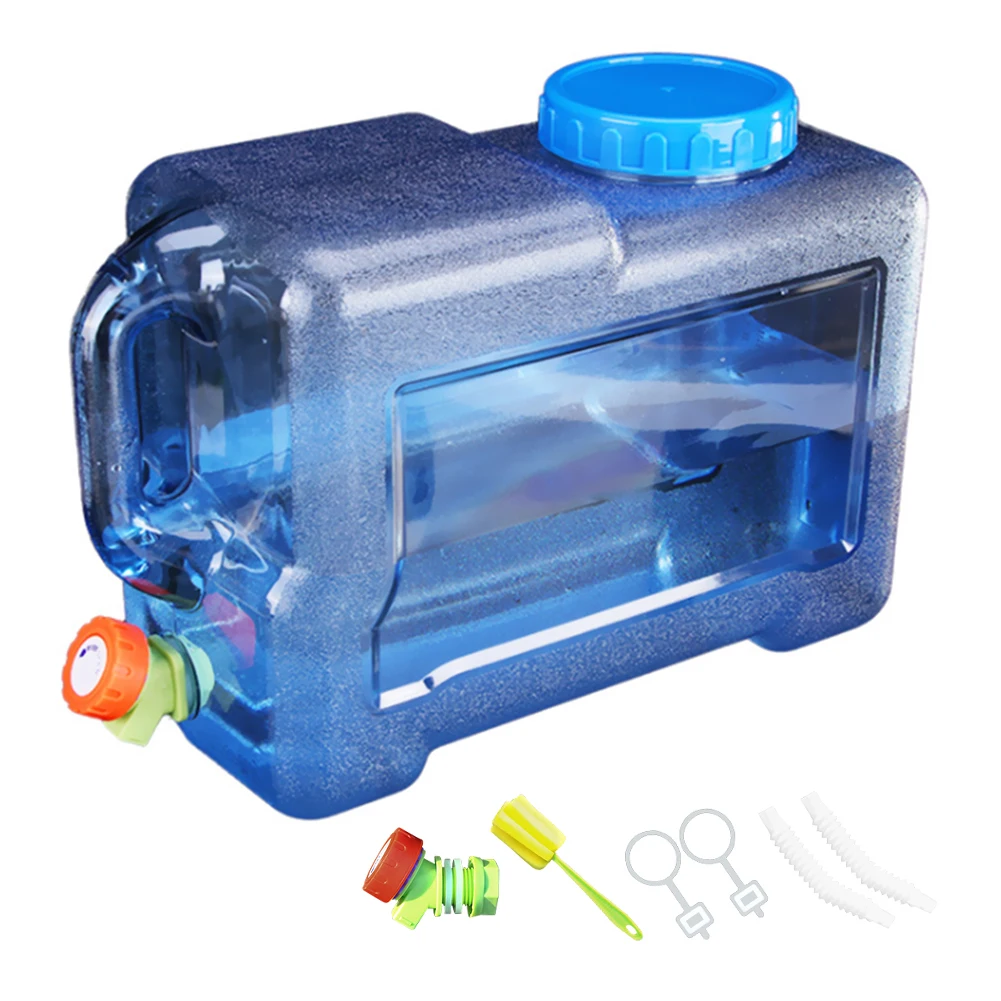 

12L Outdoor Water Bucket with Faucet Outdoor Portable Drinking Camping Cooking Picnic BBQ Water Container Bag Carrier