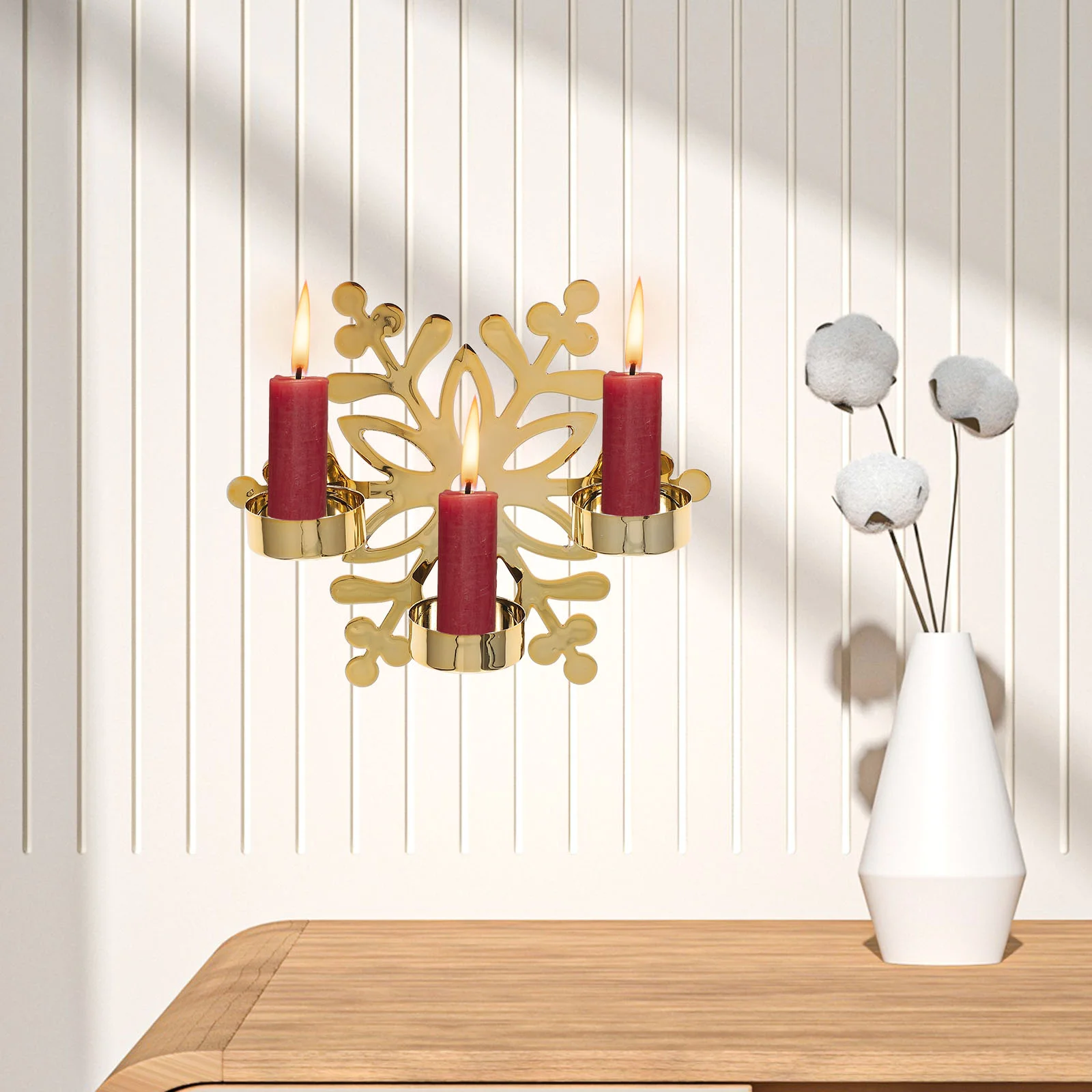 

Wall Hooks Decorative Party Candlestick Hanging Holder Decorate Sticks Candlesticks Holders Iron