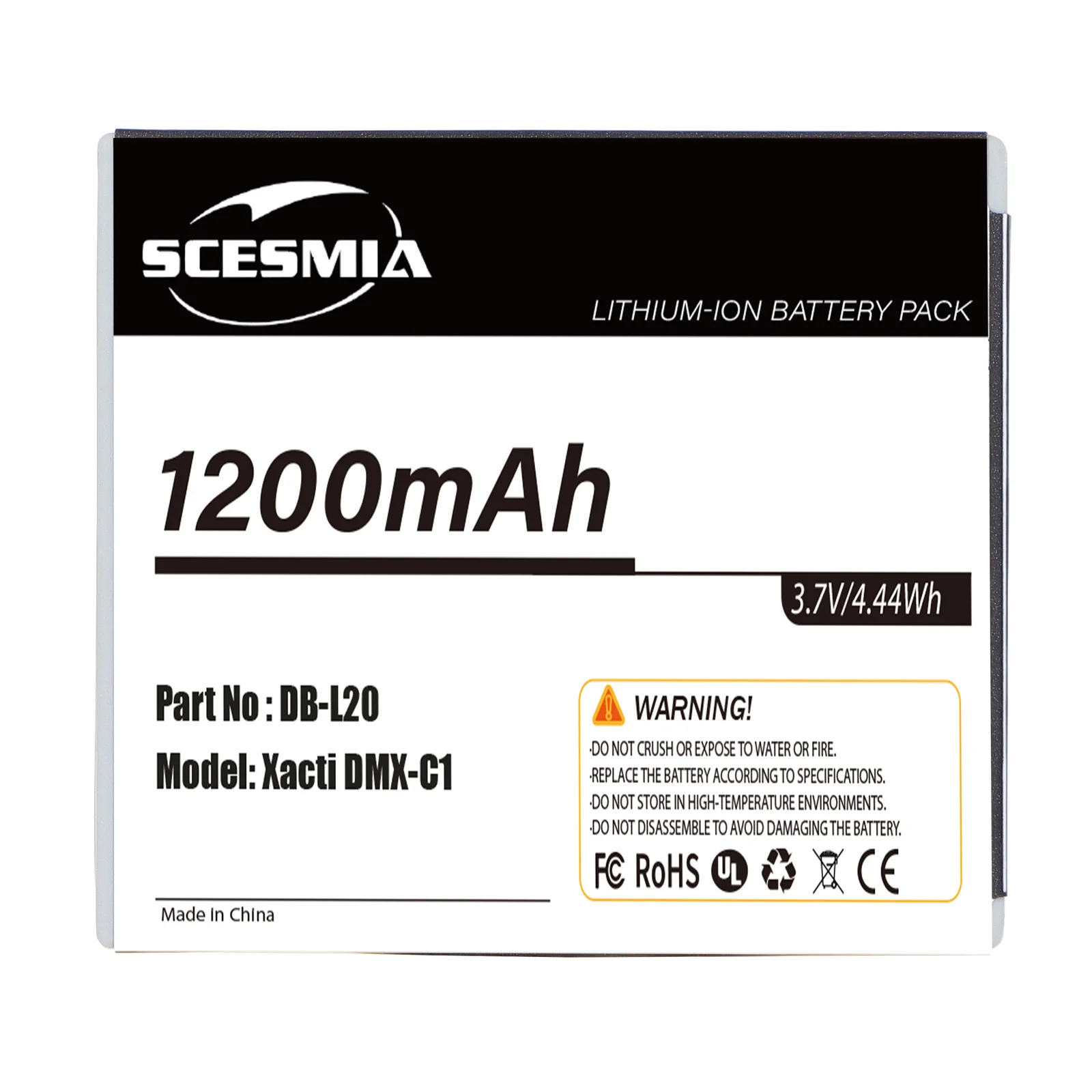 Аккумулятор или зарядное устройство DB-L20 для Sanyo Xacti DMX-C1 C4 C5 C6 CA6 CA65 CA8 CA9 CG5 CG6 CG65 CG9 DSC-C4 C5 E6 J4 VPC-C1 C4 C40 C5 C6 (art.: 3920d8a0ec52e) - 3920d8a0ec52e
