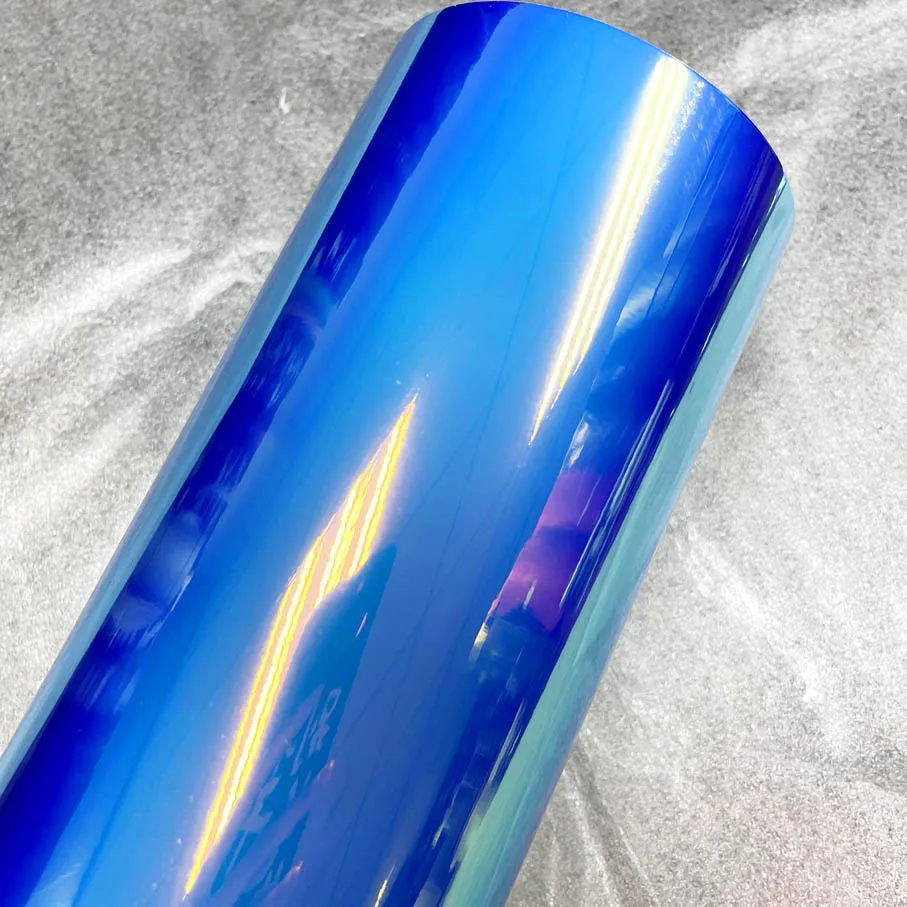 

Виниловая плёнка-Хамелеон, Радужная, зеленая, синяя, хромированная, 10/20/0/40/50x см