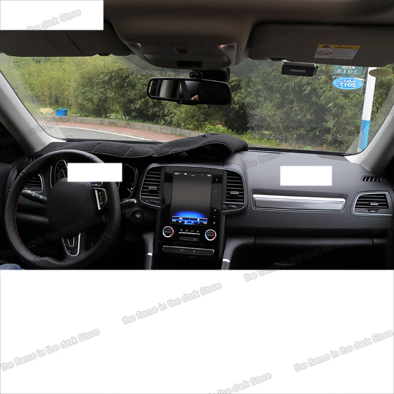 polyester car dashboard non slip carpet anti Reflective pad for renault koleos 2016 2017 2018 2019 2020 2021 Samsung QM6 2022 | Автомобили