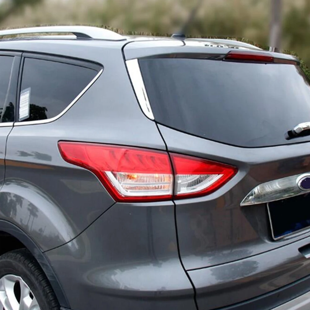 Для Ford Escape Kuga 2 2013 2014 2015 2016 2017 2018 2019 хромированная крышка спойлера заднего окна
