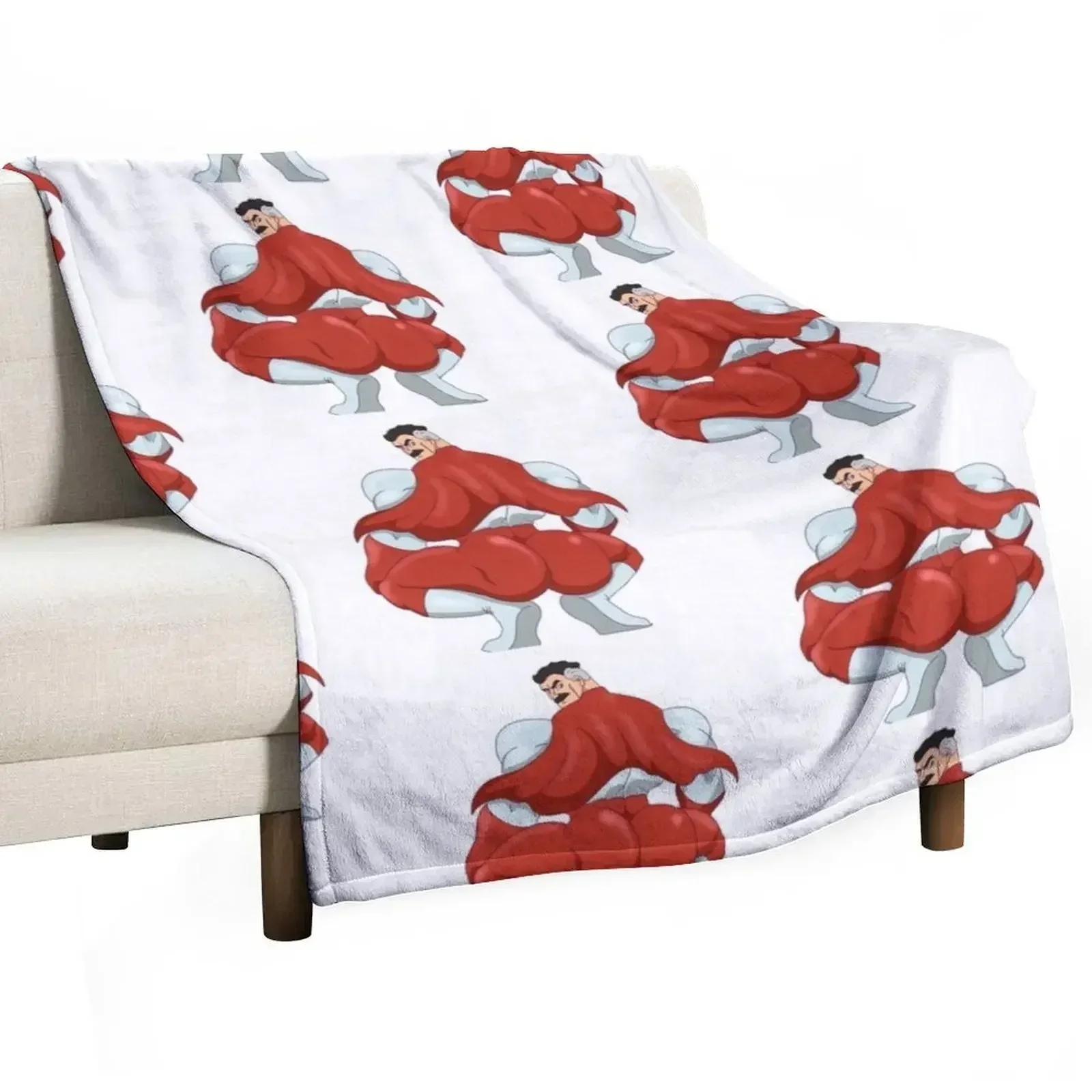 Непобедимый think mark thicc booty Omni Man Плед Тонкий спальный мешок Меховые одеяла